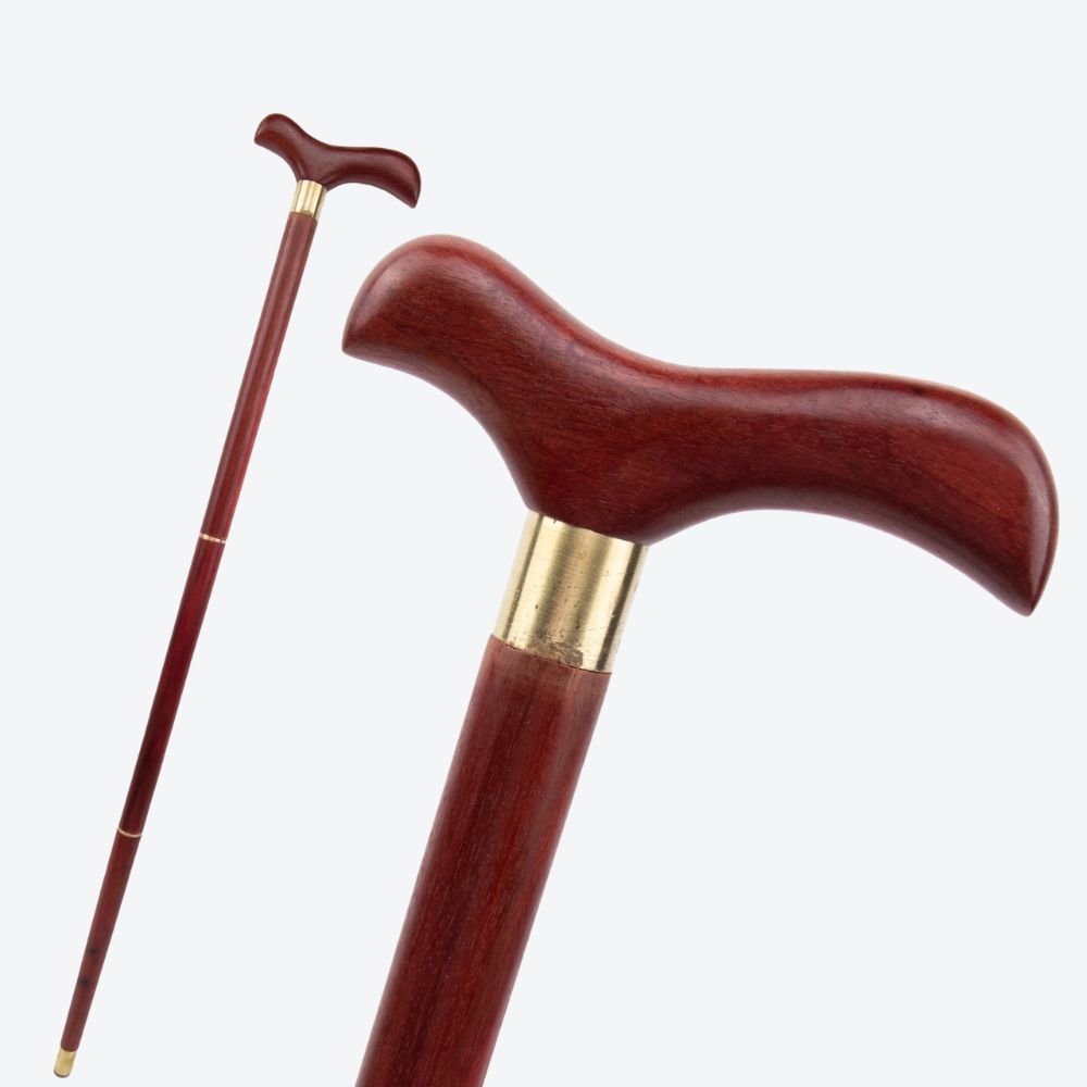 Elegant Natural Wood Cane Bastoni Wine