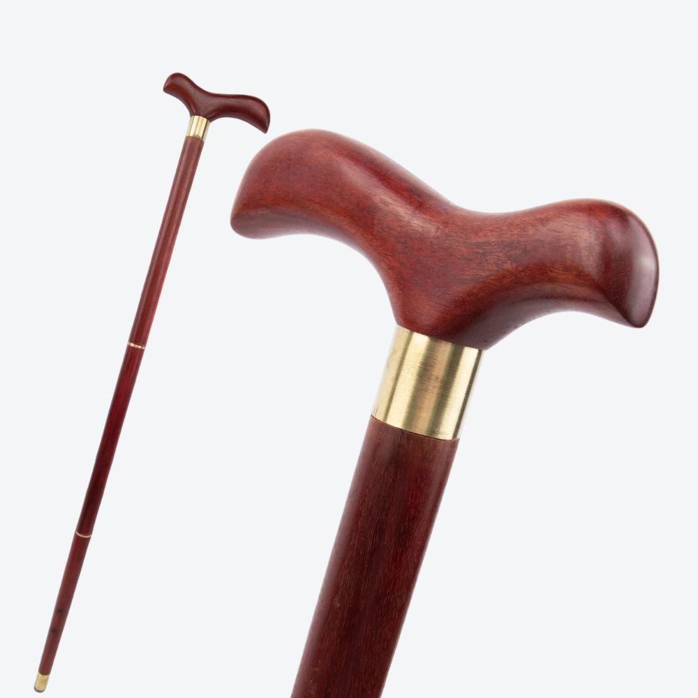 Elegant Natural Wood Cane Bastoni Wine