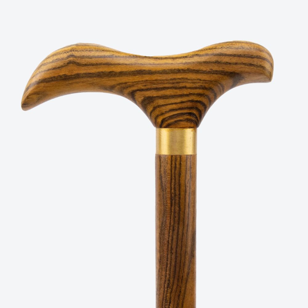 Bastoni Elegant Yellow Natural Wood Cane