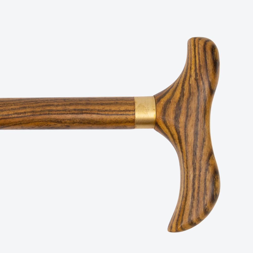 Bastoni Elegant Yellow Natural Wood Cane
