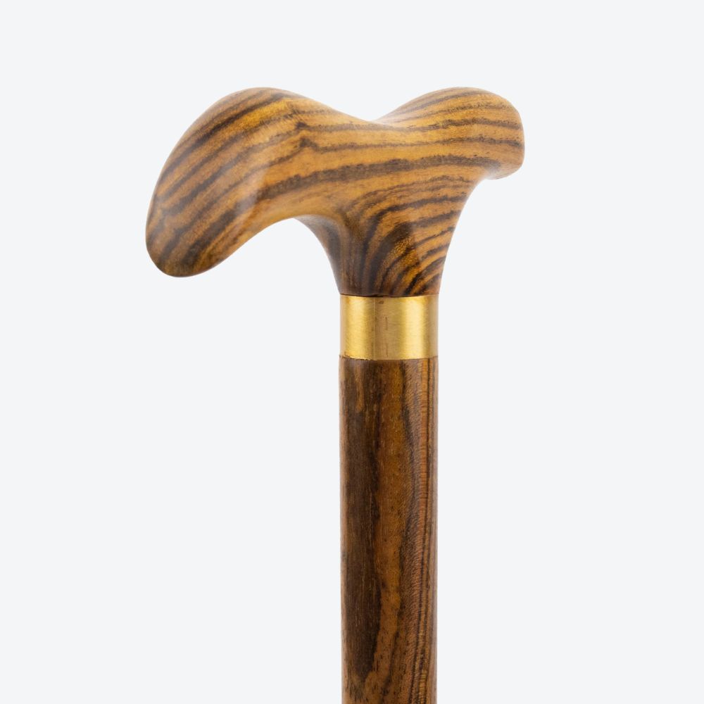 Bastoni Elegant Yellow Natural Wood Cane