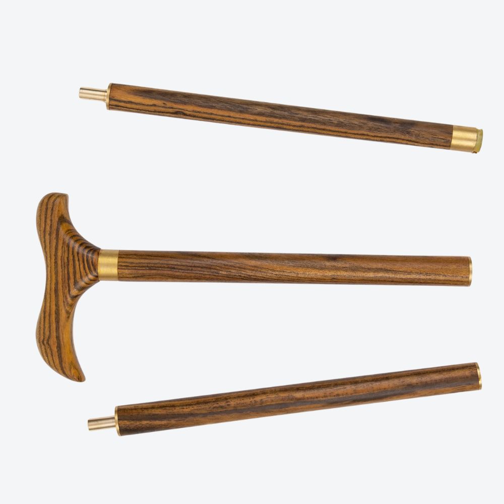Bastoni Elegant Yellow Natural Wood Cane