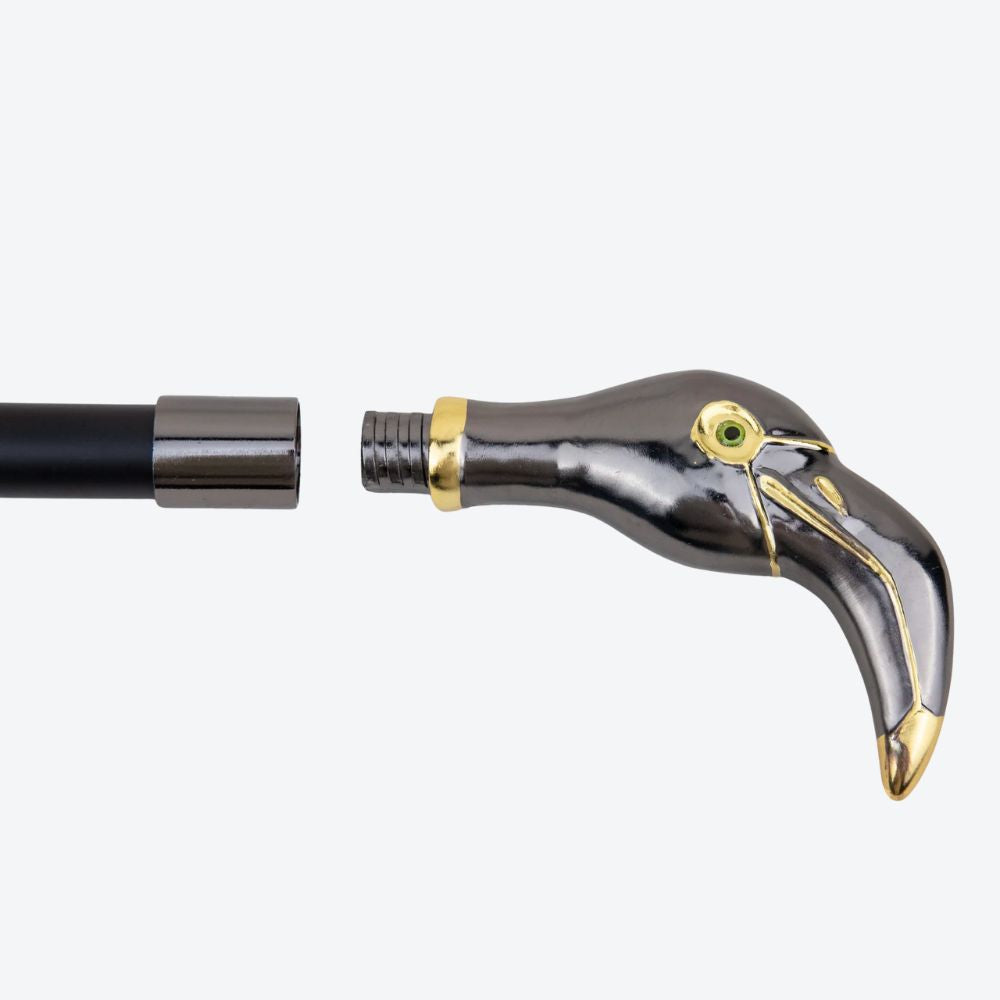 Exclusive Flamingo Luxury Walking Stick - Bastoni