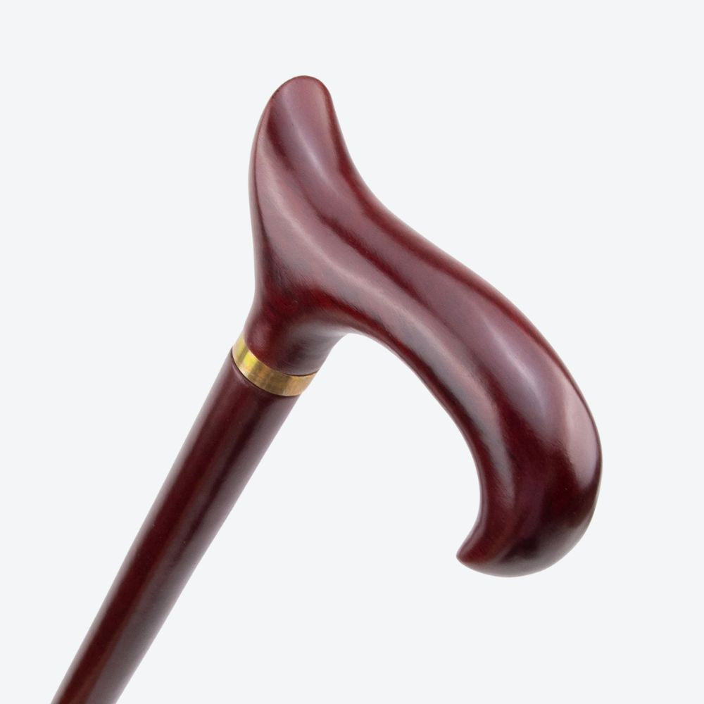 Bastoni Four-Pointed Fox Tail Wooden Cane