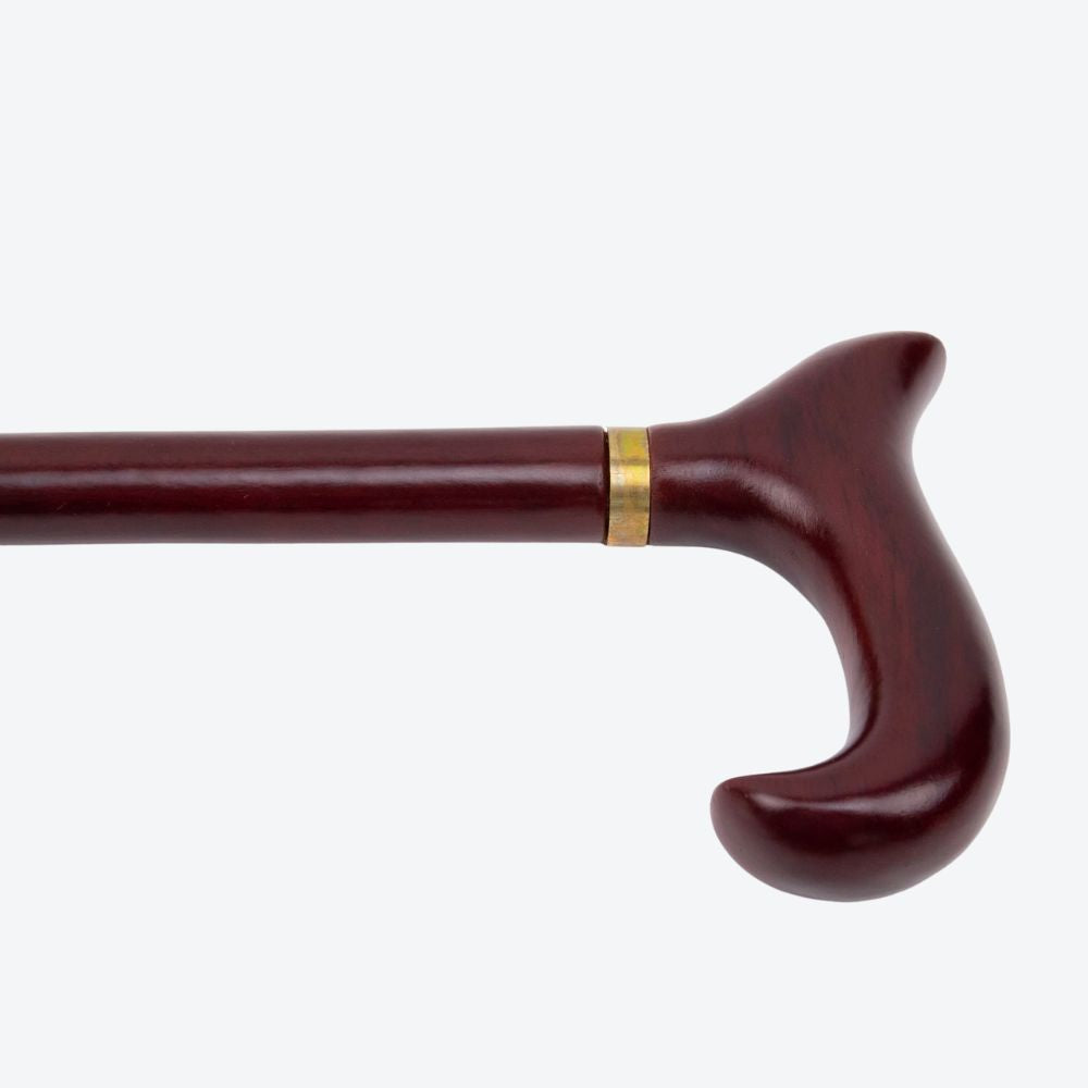 Bastoni Four-Pointed Fox Tail Wooden Cane