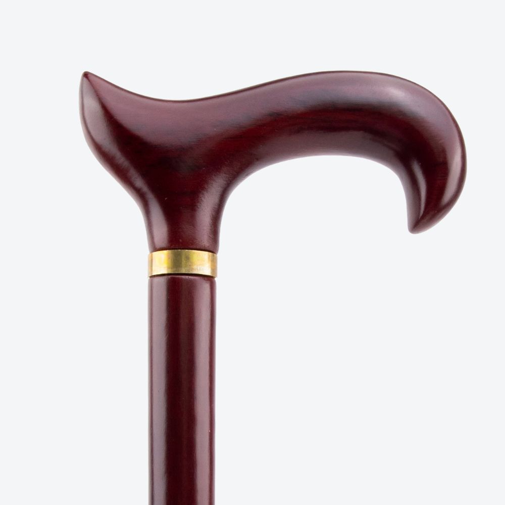 Bastoni Four-Pointed Fox Tail Wooden Cane