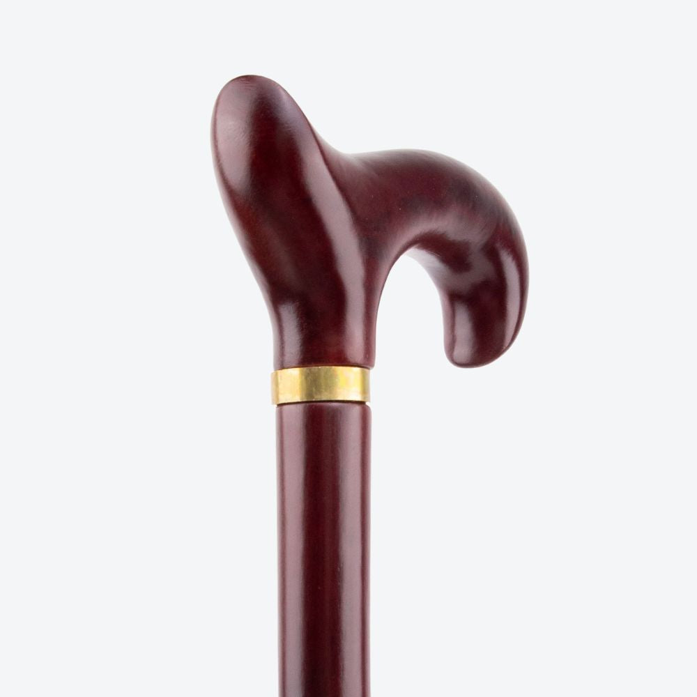 Bastoni Four-Pointed Fox Tail Wooden Cane