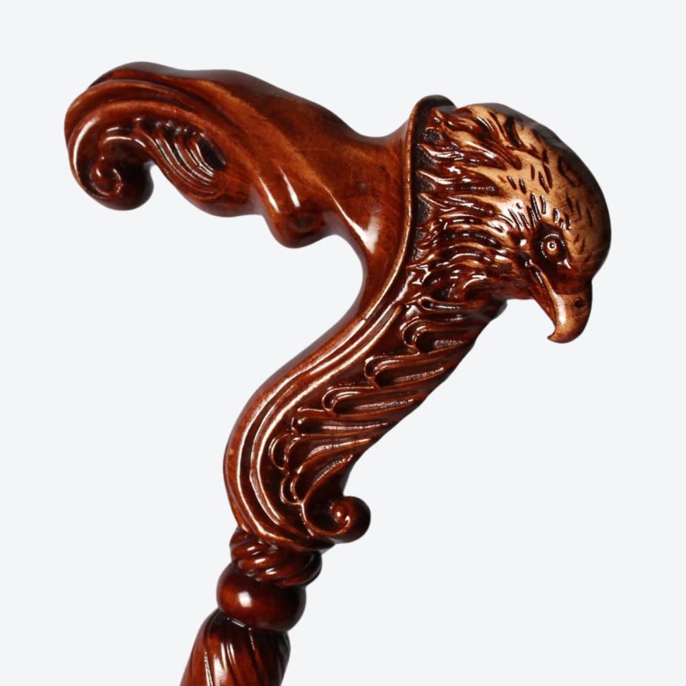 Bastoni Eagle Style German Beechwood Walking Stick