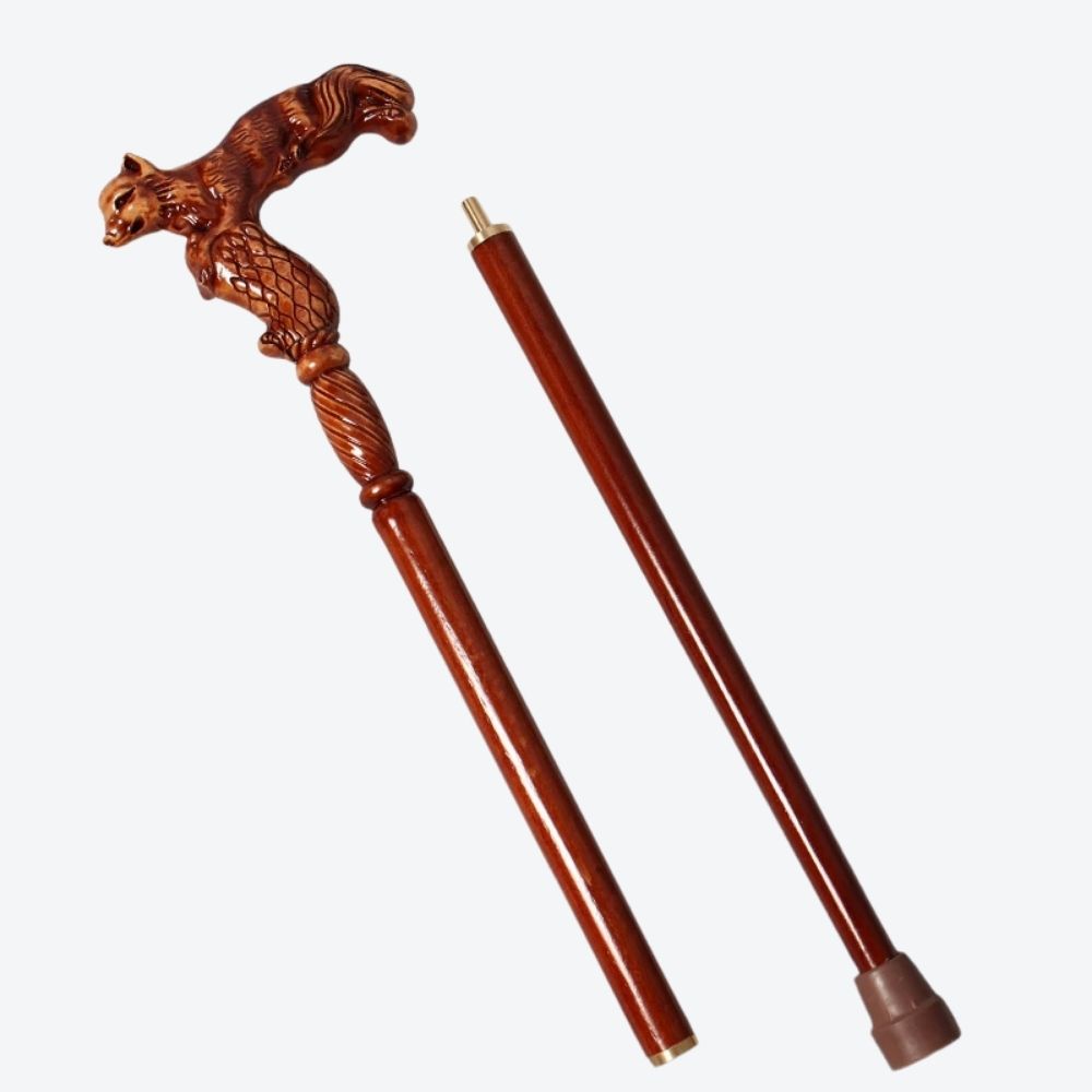 Bastoni Fox Style German Beech Wood Walking Stick