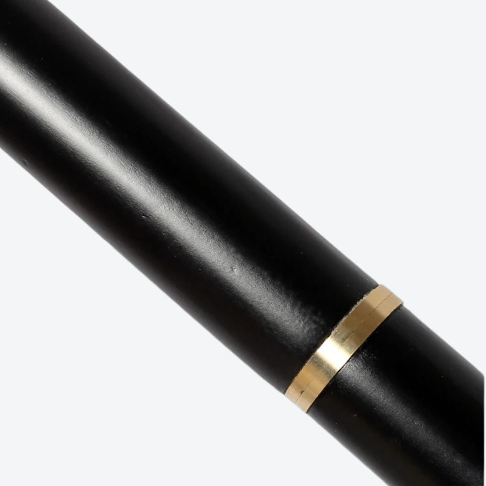 Bastoni Black Royal Lion German Beechwood Walking Stick