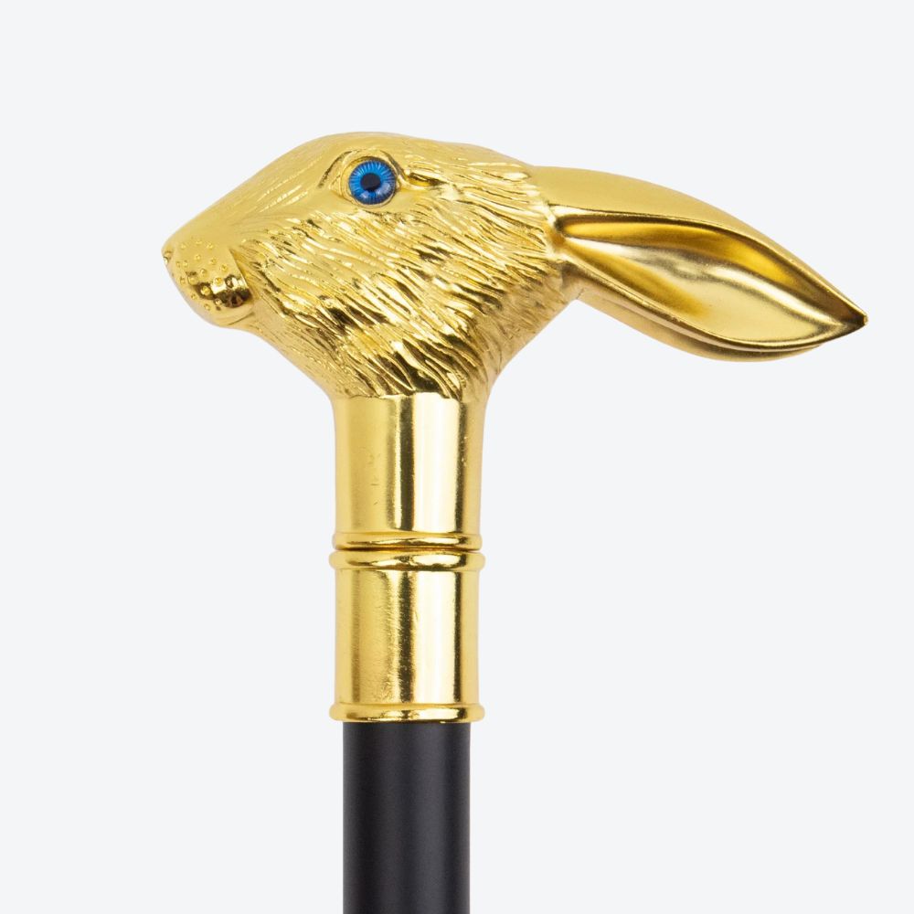 Bastoni Golden Eared Rabbit Metallic Cane