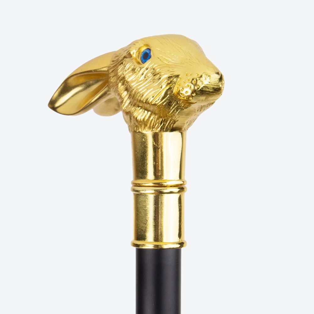 Bastoni Golden Eared Rabbit Metallic Cane