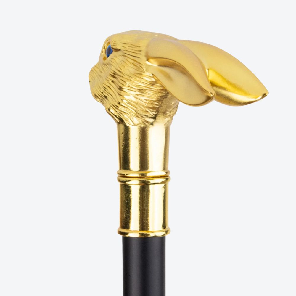 Bastoni Golden Eared Rabbit Metallic Cane