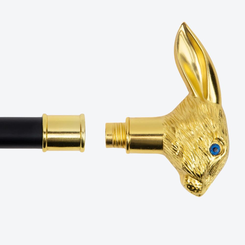 Bastoni Golden Eared Rabbit Metallic Cane