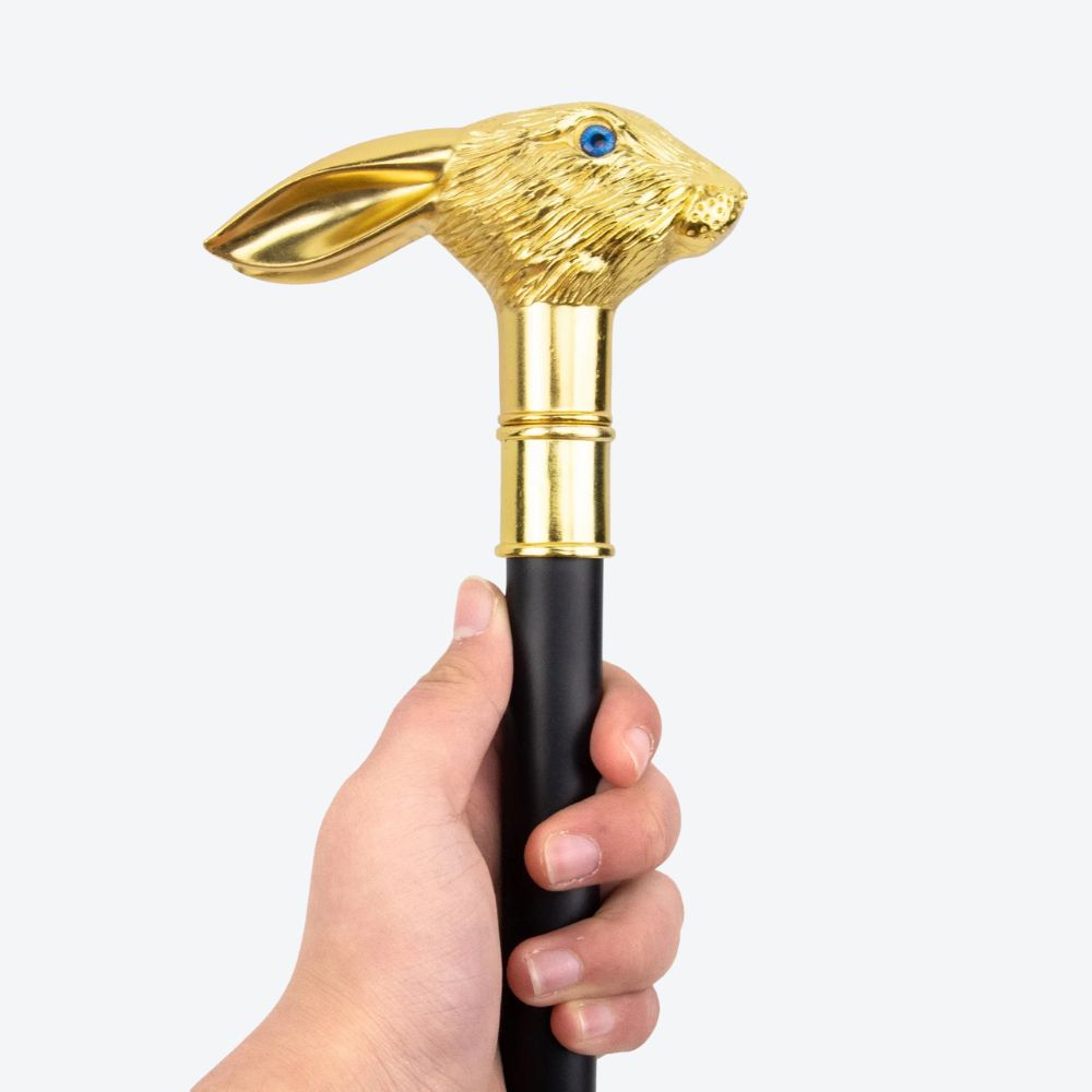 Bastoni Golden Eared Rabbit Metallic Cane