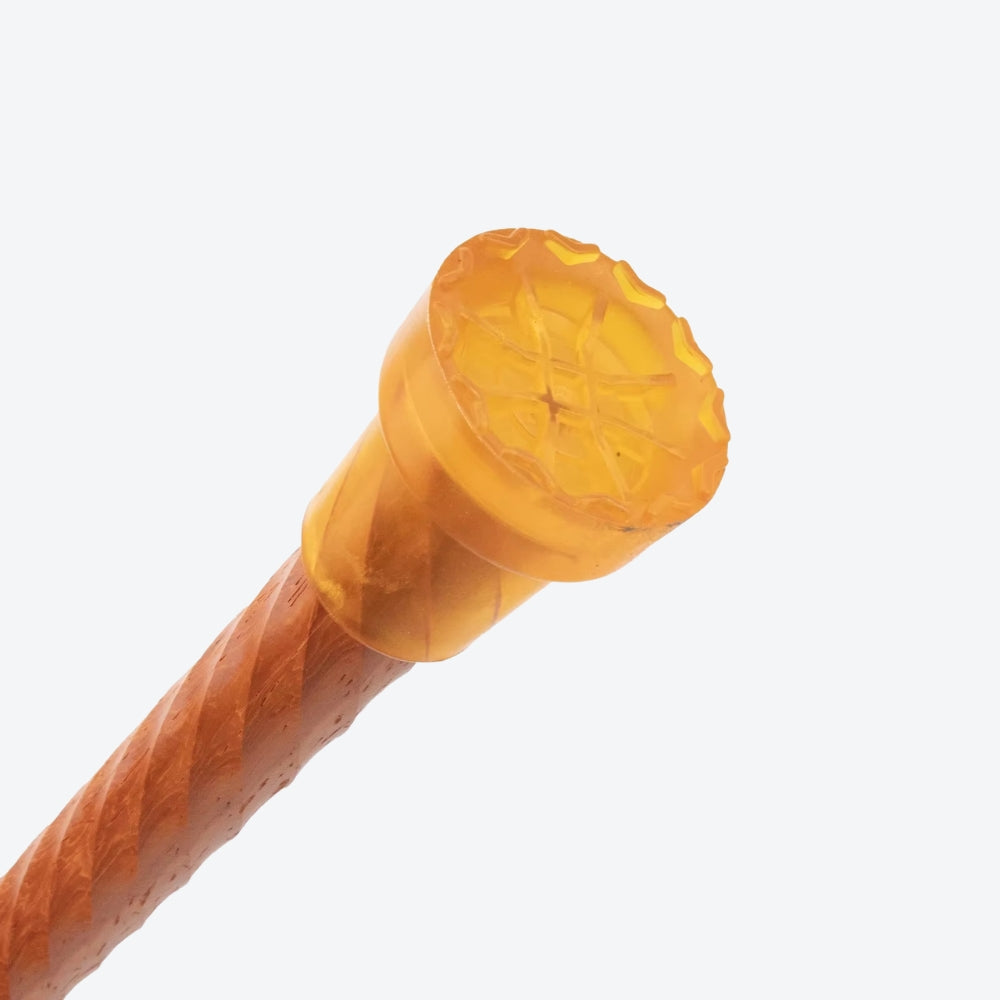 Golden Astro Wooden Walking Stick with Circular Handle - Bastoni
