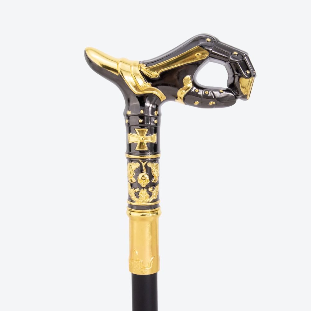 Knight Gauntlet Metal Cane-Bastoni UK