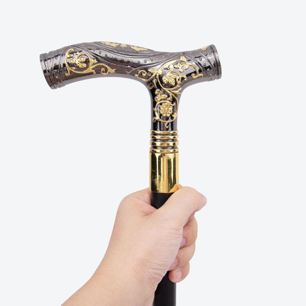 Bastoni Luxurious Women's Walking Stick with Flowering Branches