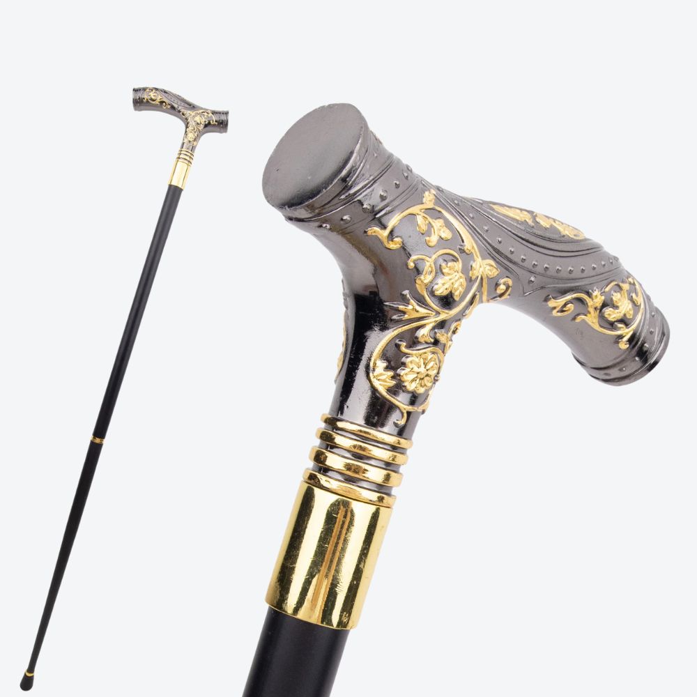 Bastoni Luxurious Women's Walking Stick with Flowering Branches