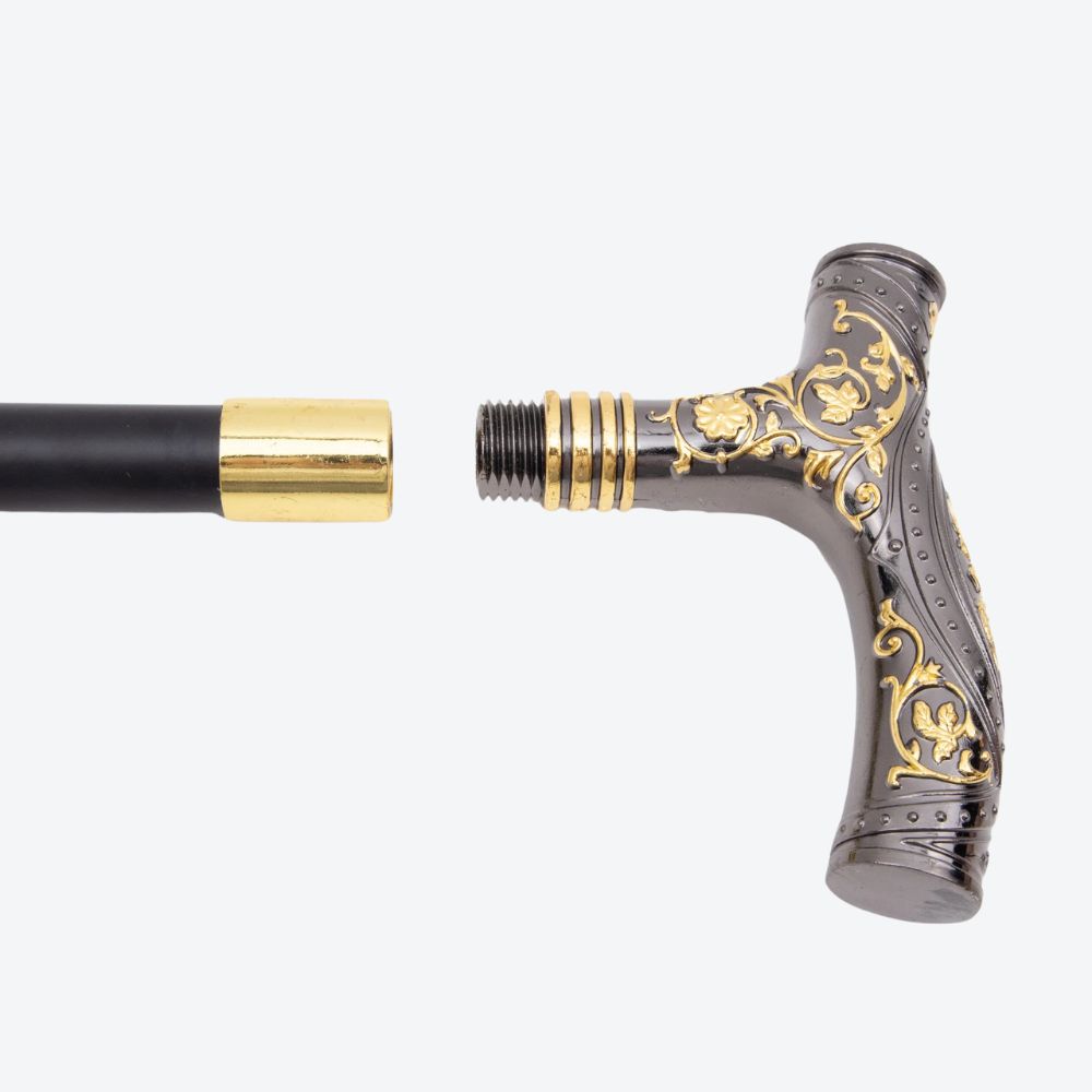 Bastoni Luxurious Women's Walking Stick with Flowering Branches