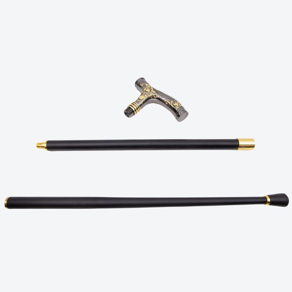 Bastoni Luxurious Women's Walking Stick with Flowering Branches