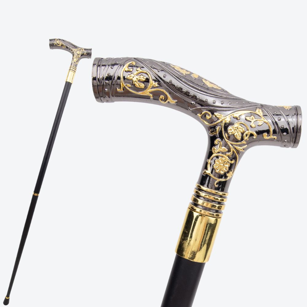 Bastoni Luxurious Women's Walking Stick with Flowering Branches