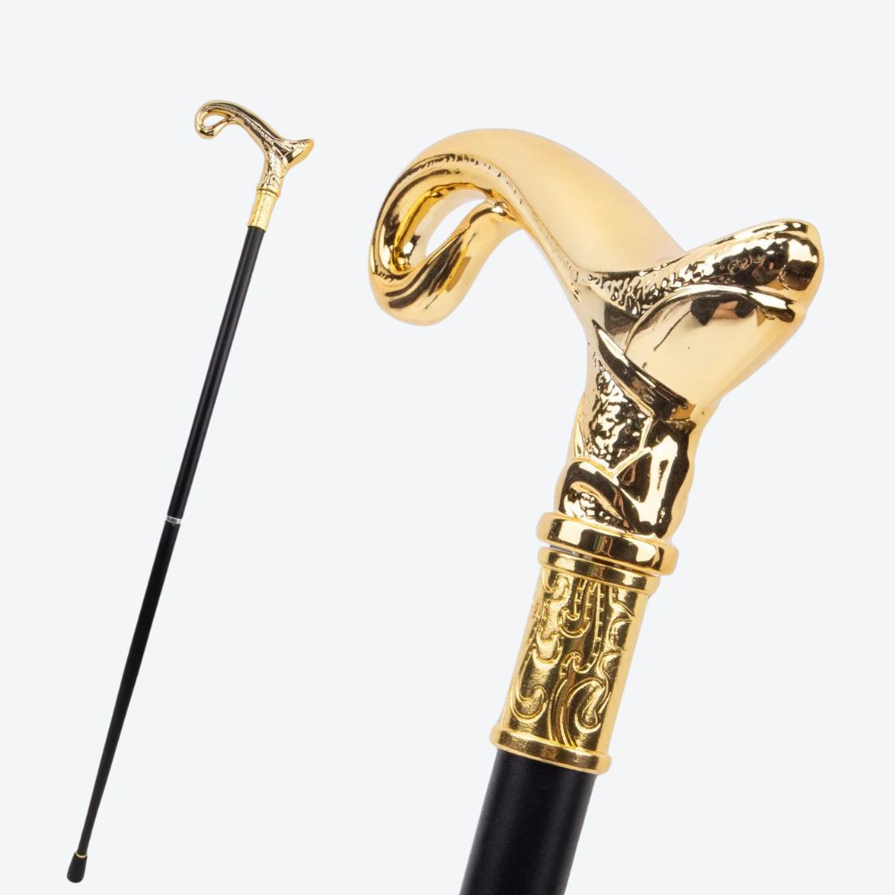Bastoni Luxury Elegant Arabic Style Golden Cane