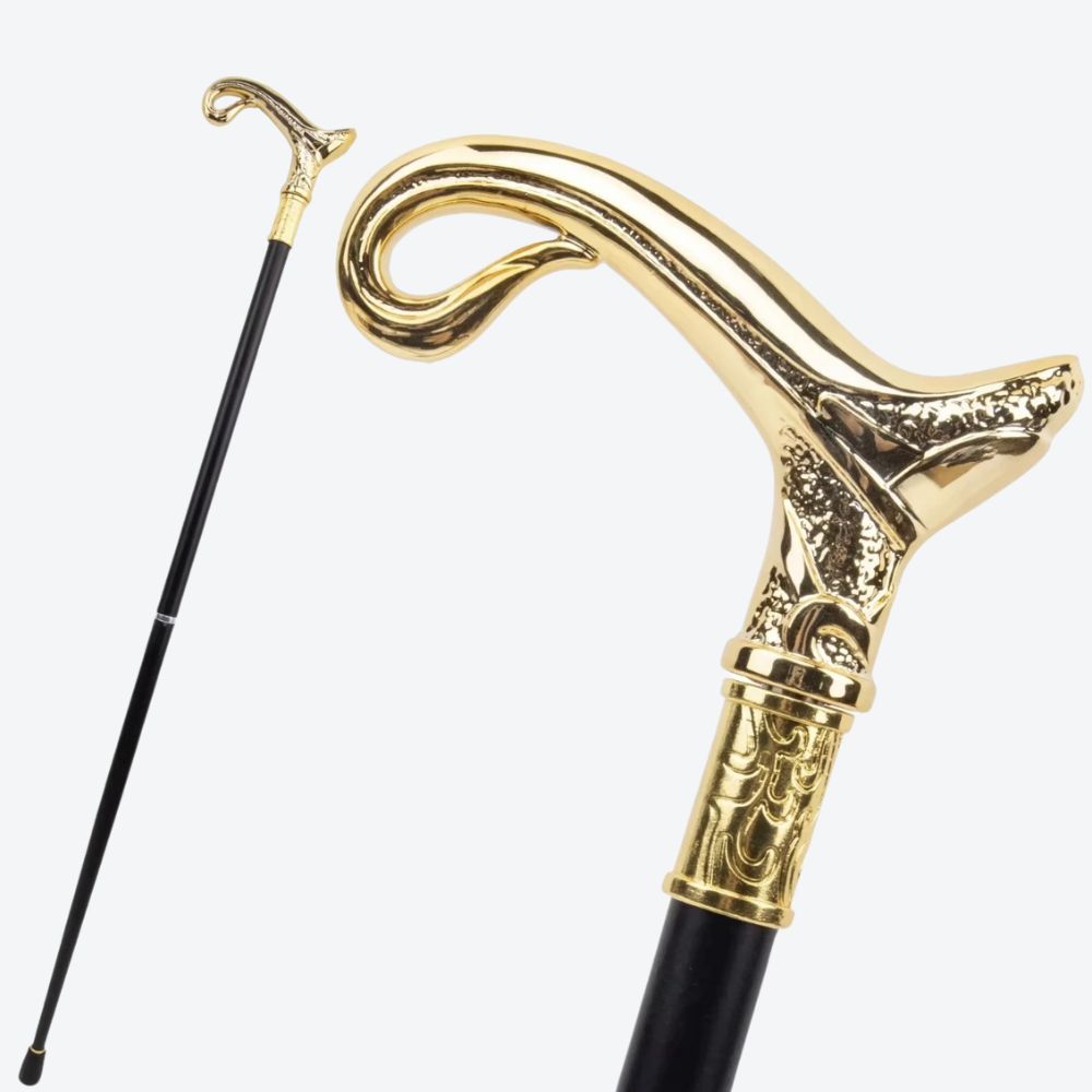 Bastoni Luxury Elegant Arabic Style Golden Cane