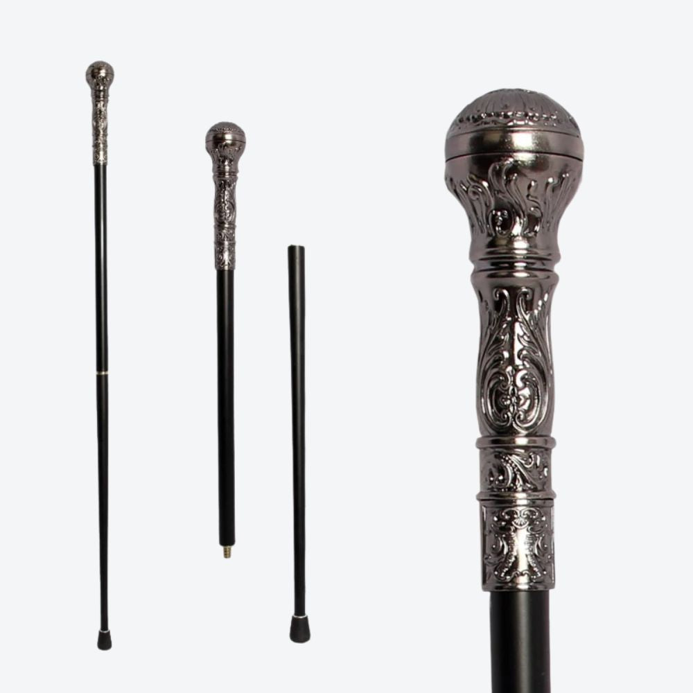 Luxury Elegant Cane Royal Silver/Gold Bastoni Cane