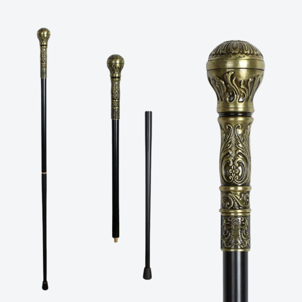 Luxury Elegant Cane Royal Silver/Gold Bastoni Cane