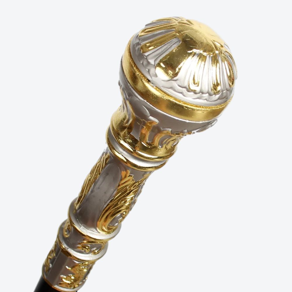 Luxury Elegant Cane Royal Silver/Gold Bastoni Cane