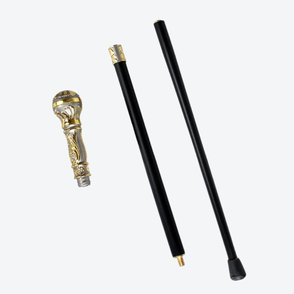 Luxury Elegant Cane Royal Silver/Gold Bastoni Cane