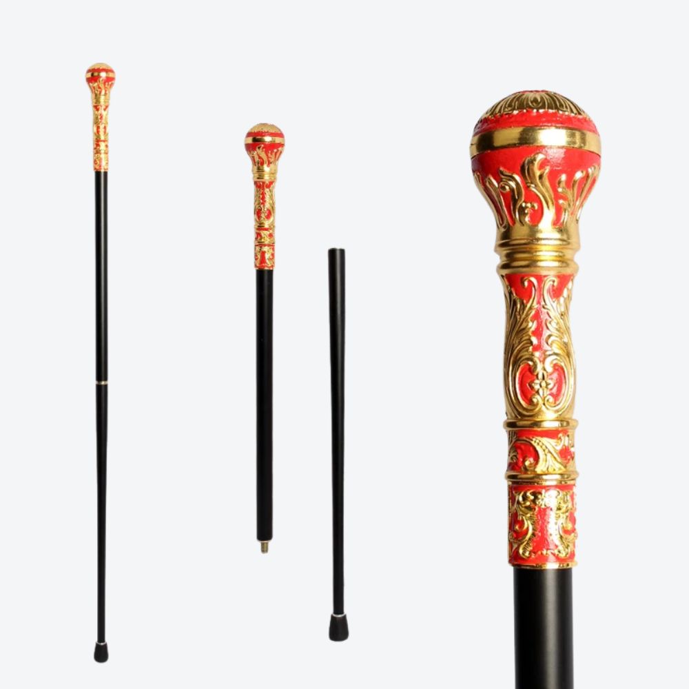 Luxury Elegant Cane Royal Silver/Gold Bastoni Cane
