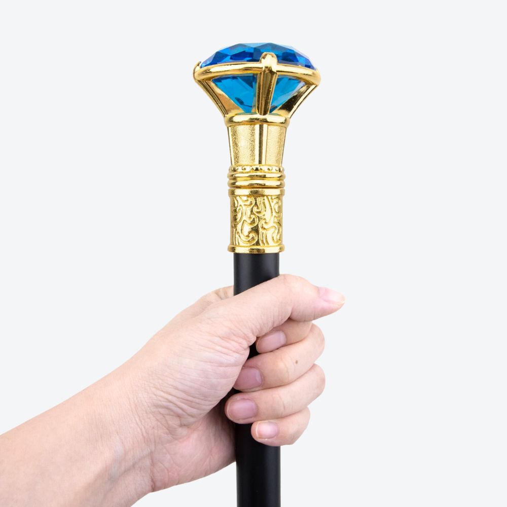 Bastoni Blue Diamond Gold Luxury Cane