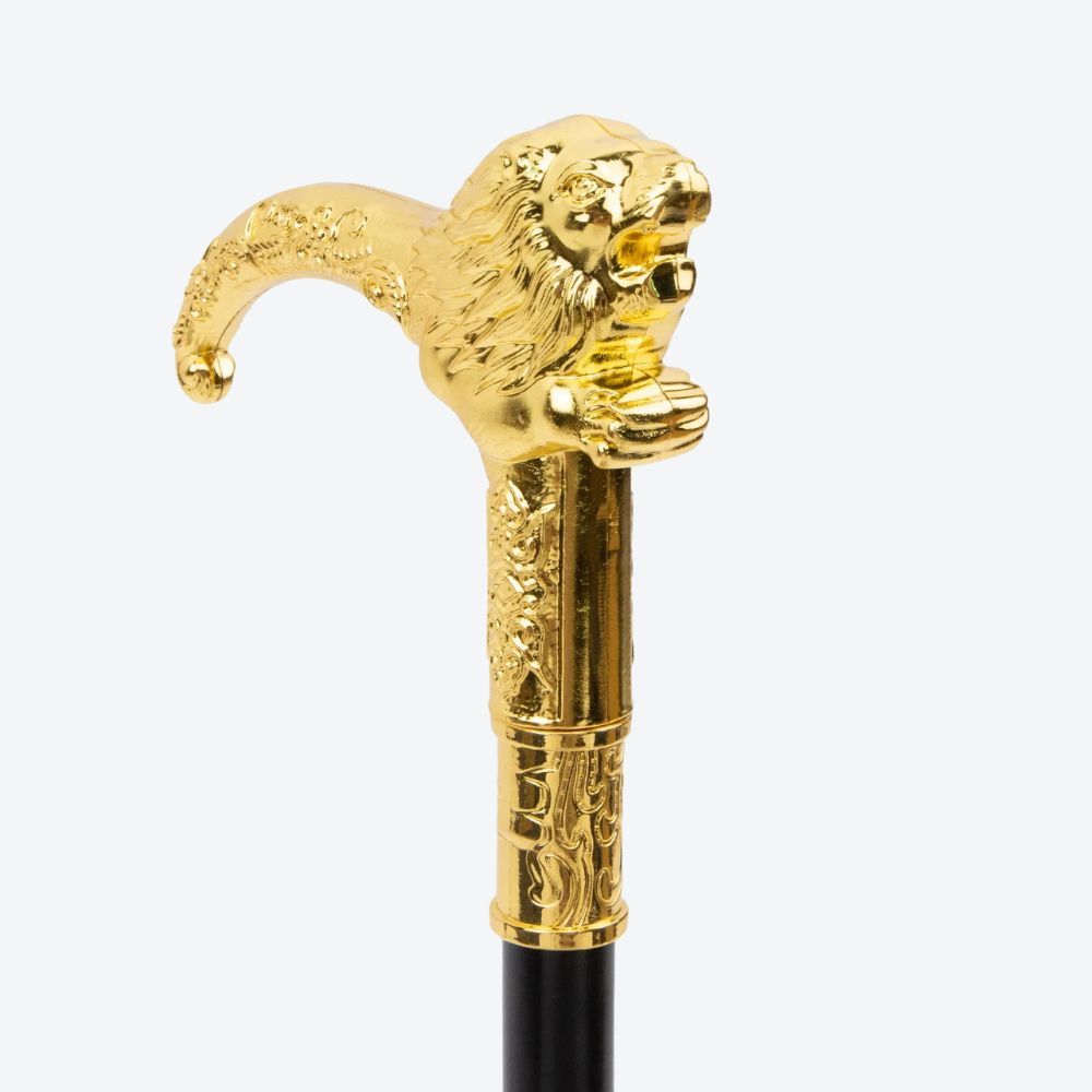 Luxury Golden Imperial Royal Lion Cane - Bastoni