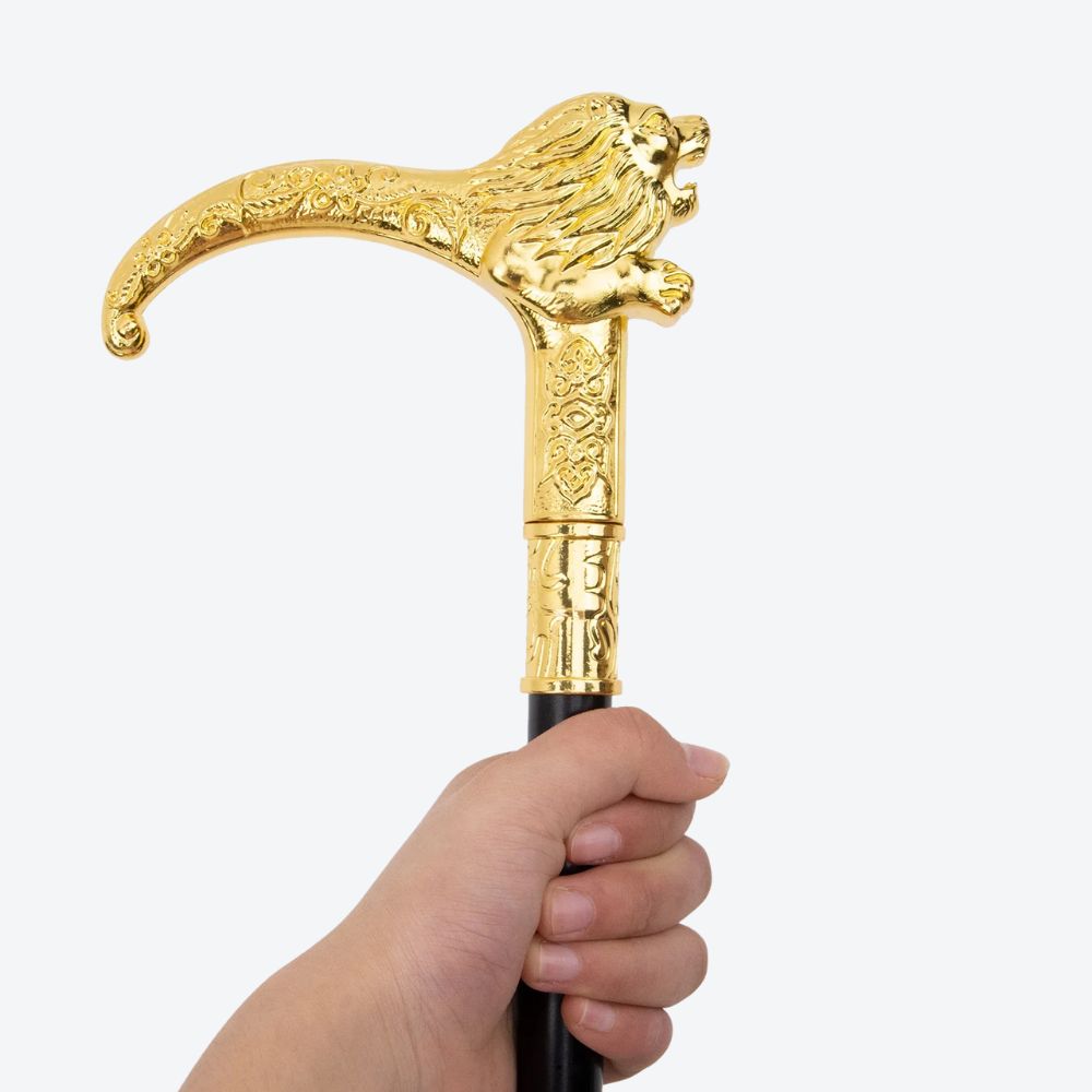Luxury Golden Imperial Royal Lion Cane - Bastoni