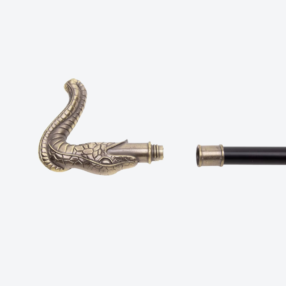Luxury Imperial Serpent Copper Cane - Bastoni