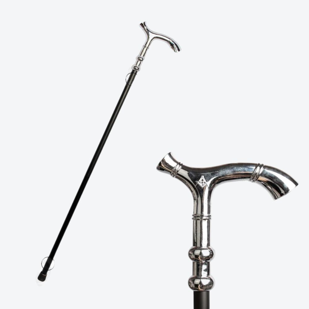 Luxury Masonic Cane Shiny Sun and Moon Bastoni