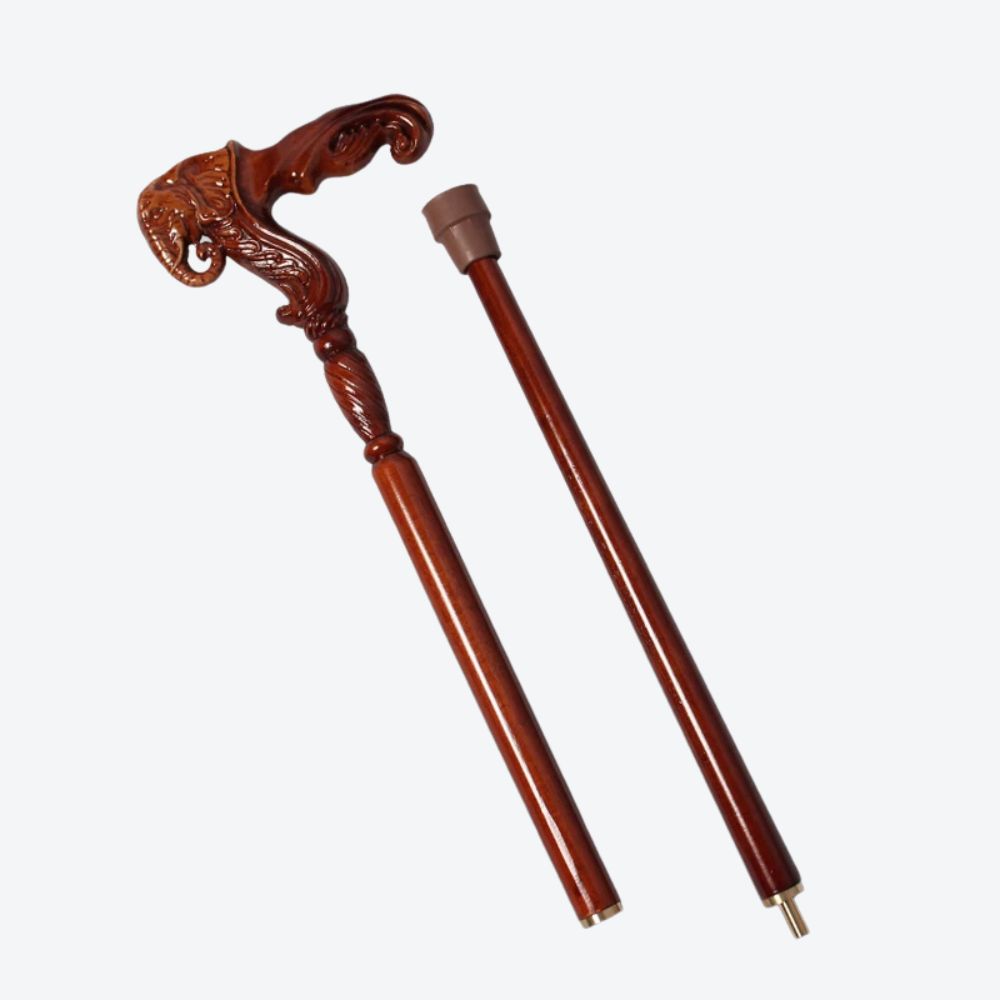 Luxury Wooden Walking Stick Elephant from Savana Bastoni