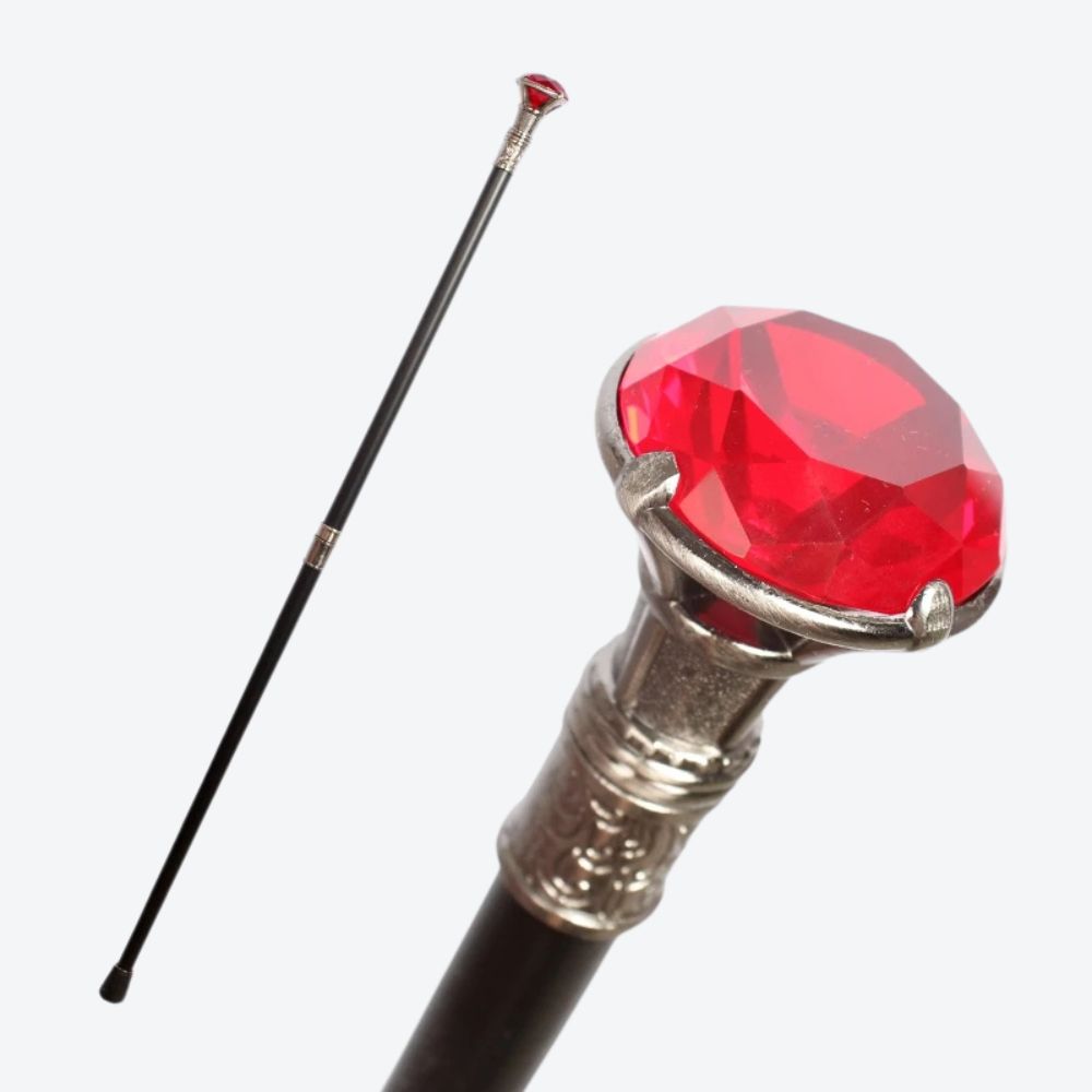 Bastoni Vintage Transparent Diamond Luxury Cane