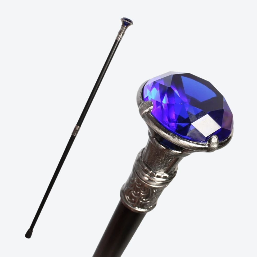 Bastoni Vintage Transparent Diamond Luxury Cane