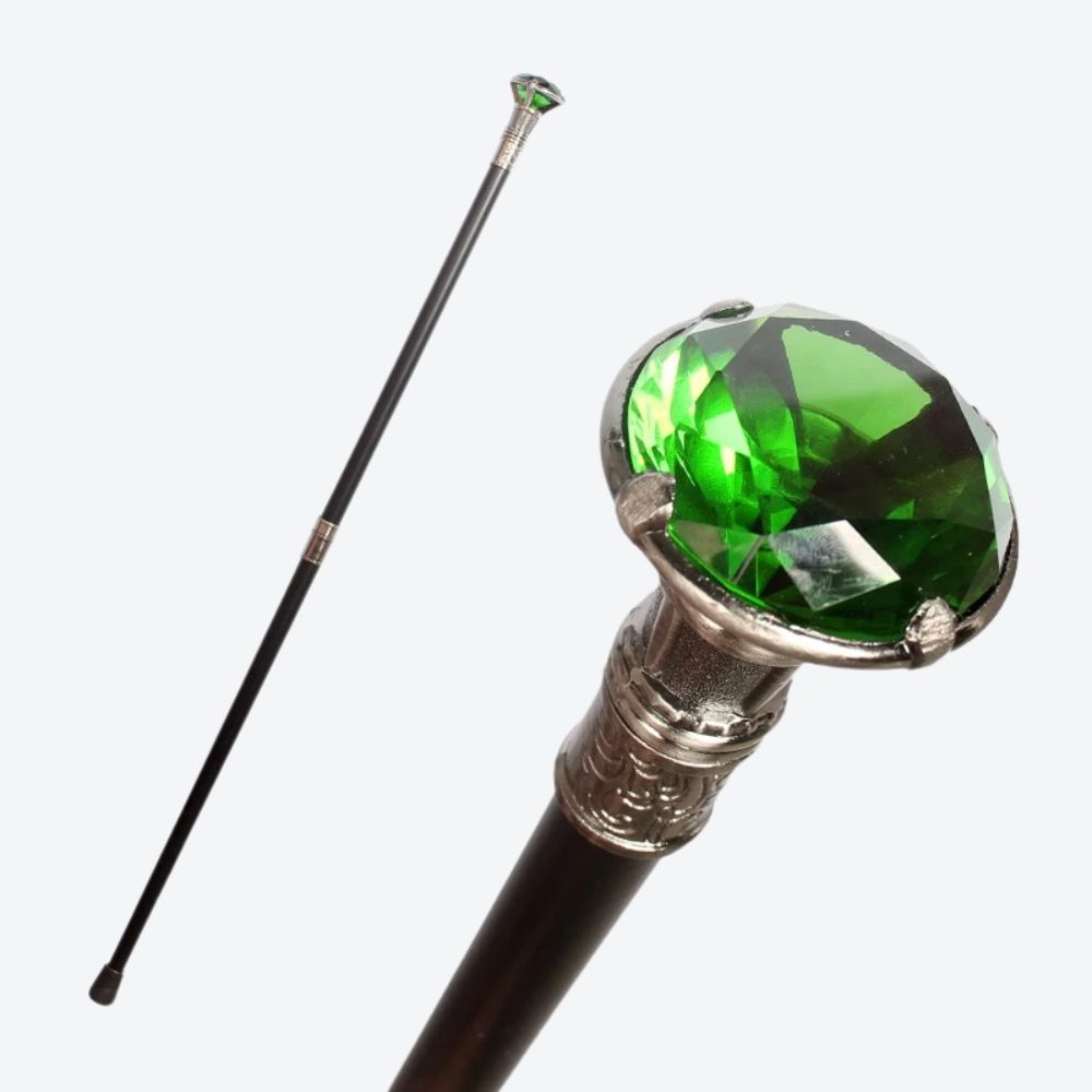 Bastoni Vintage Transparent Diamond Luxury Cane