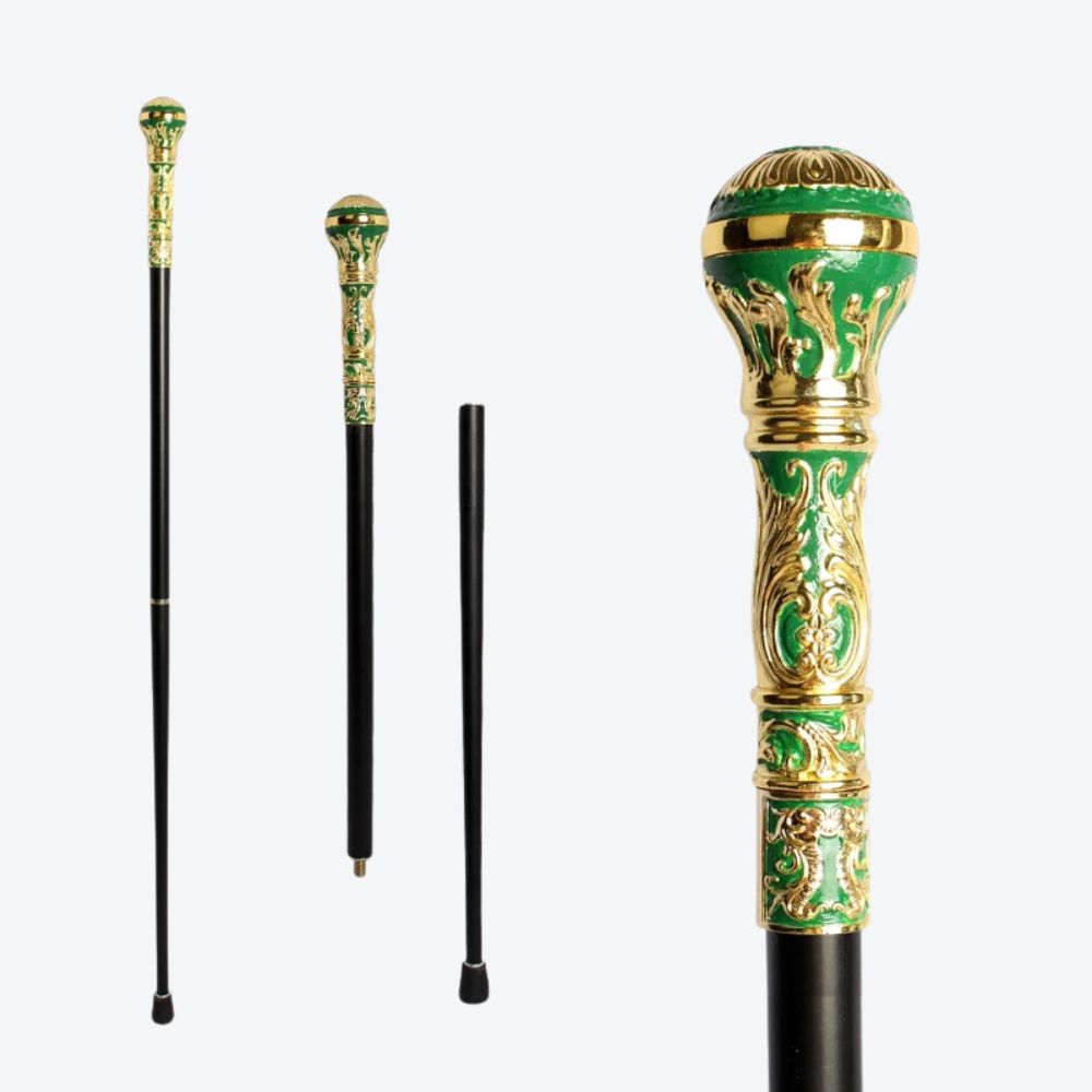 Luxury Elegant Cane Royal Silver/Gold Bastoni Cane