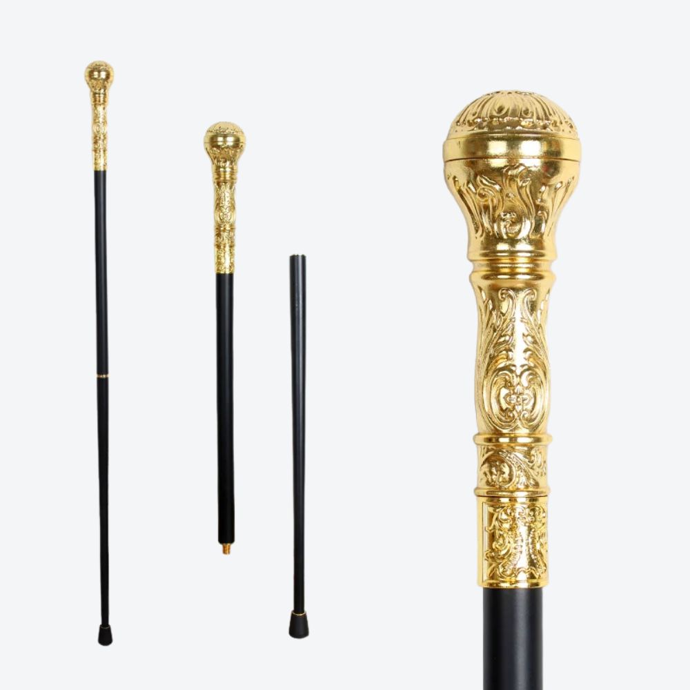 Luxury Elegant Cane Royal Silver/Gold Bastoni Cane