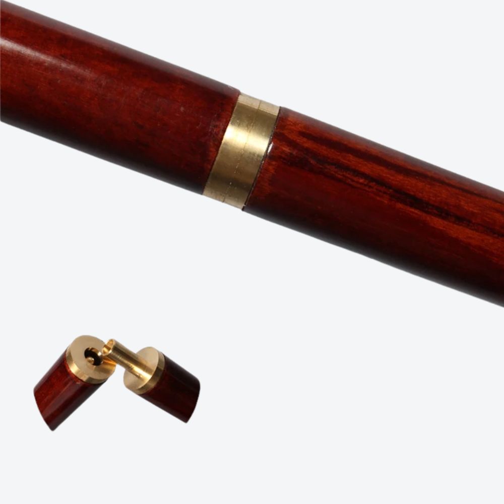Luxury Wooden Walking Stick by Bastoni Chestnut Horse