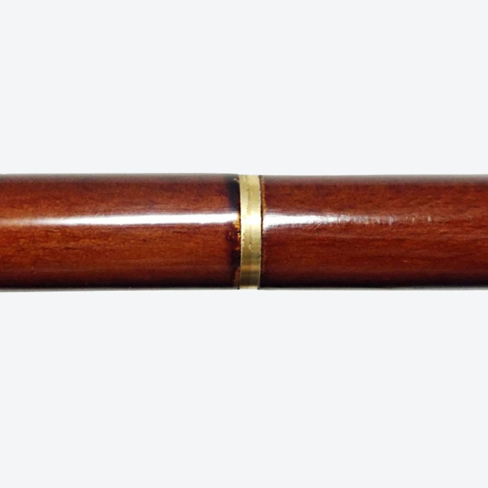 Luxury Wooden Walking Stick by Bastoni Chestnut Horse