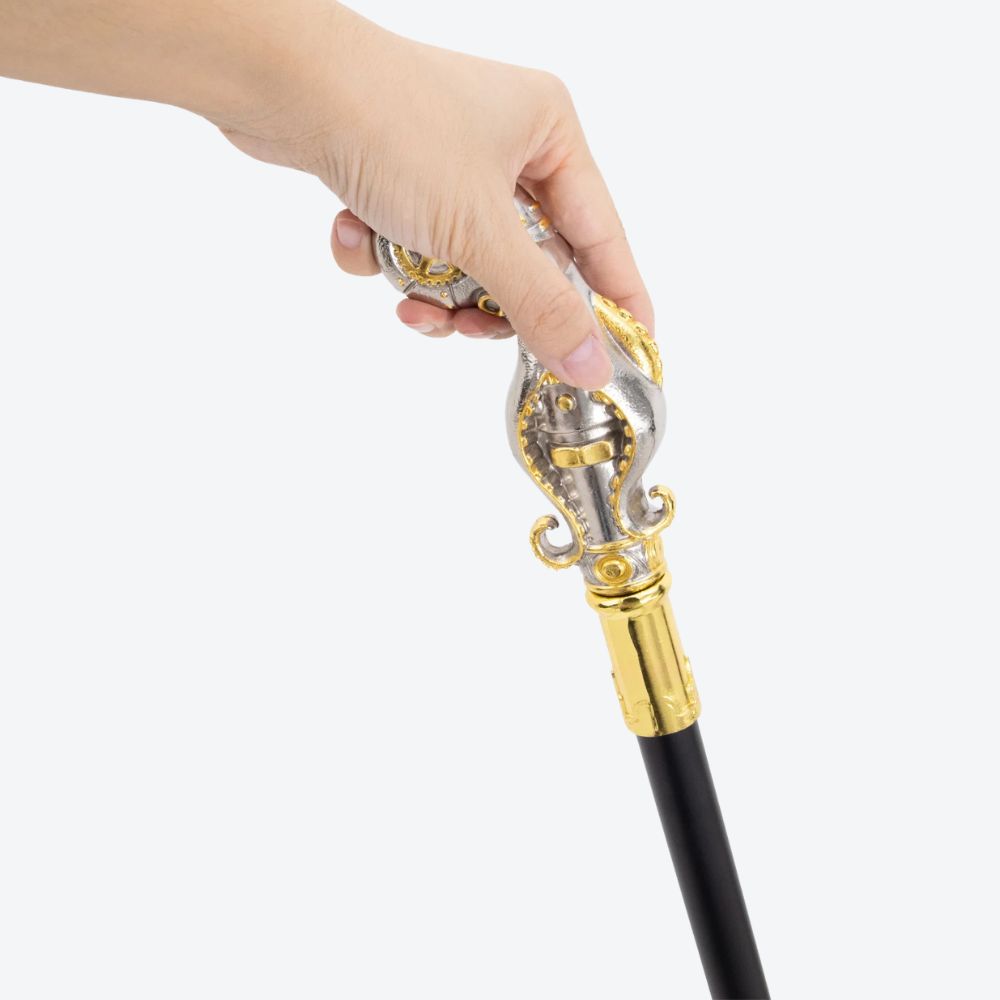 Mechanical Octopus Metal Cane-Bastoni UK