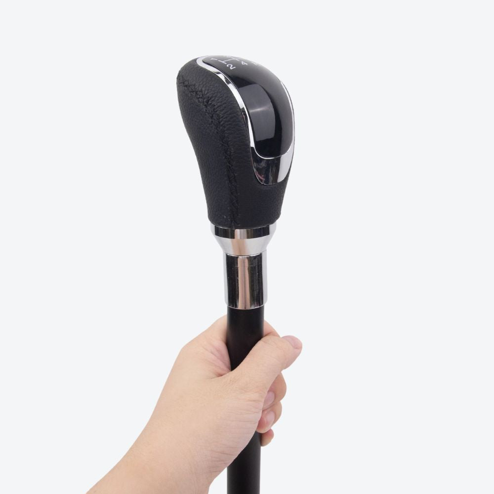 Bastoni Men's Elegant Black/Silver Walking Cane