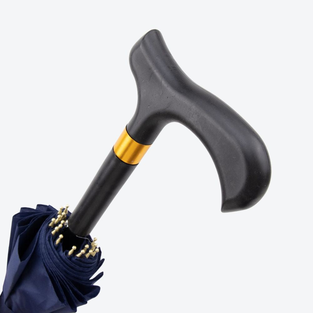 Bastoni Navy Blue Windproof Umbrella Cane