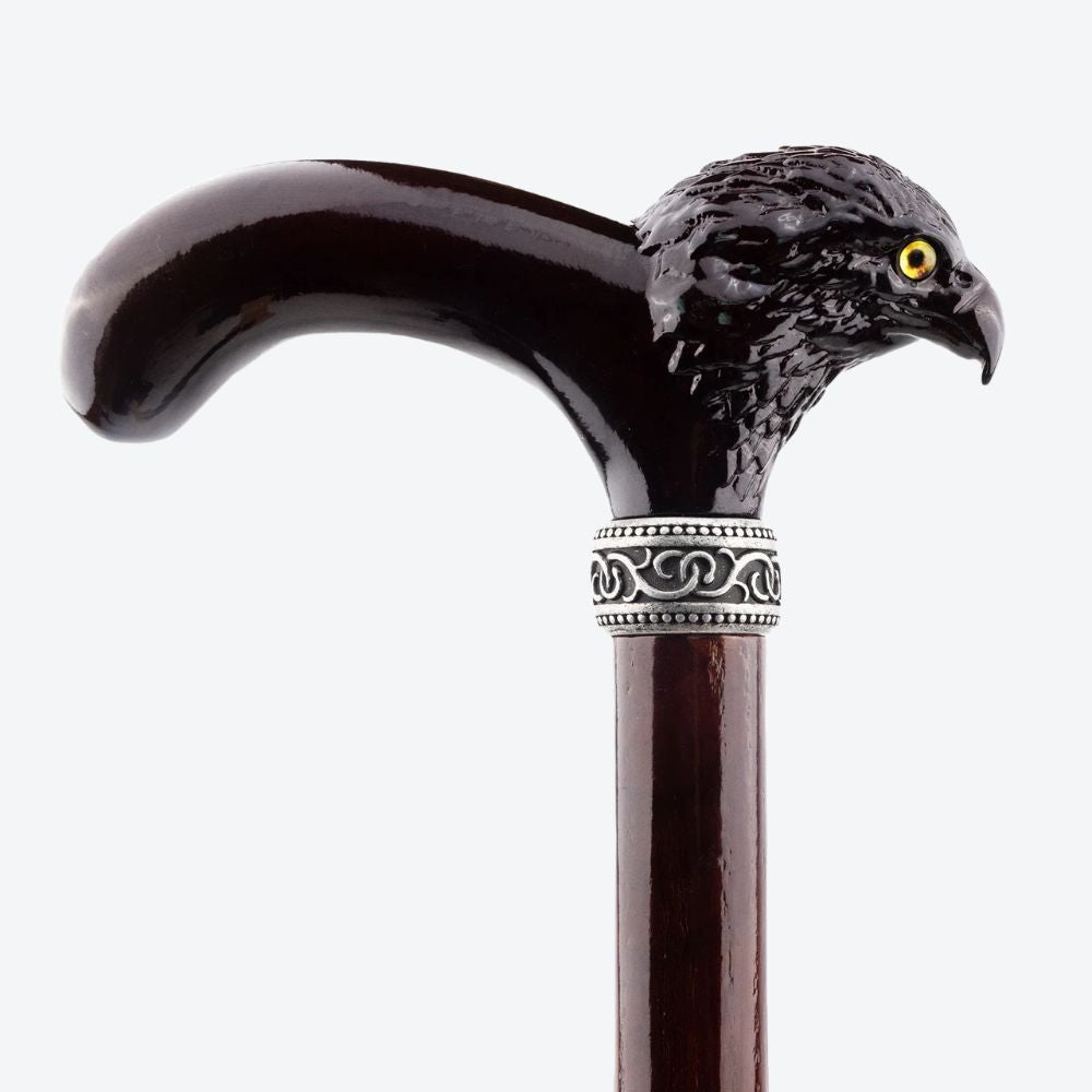 Noble Eagle Wooden Cane-Bastoni UK